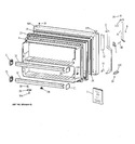 Diagram for 1 - Freezer Door