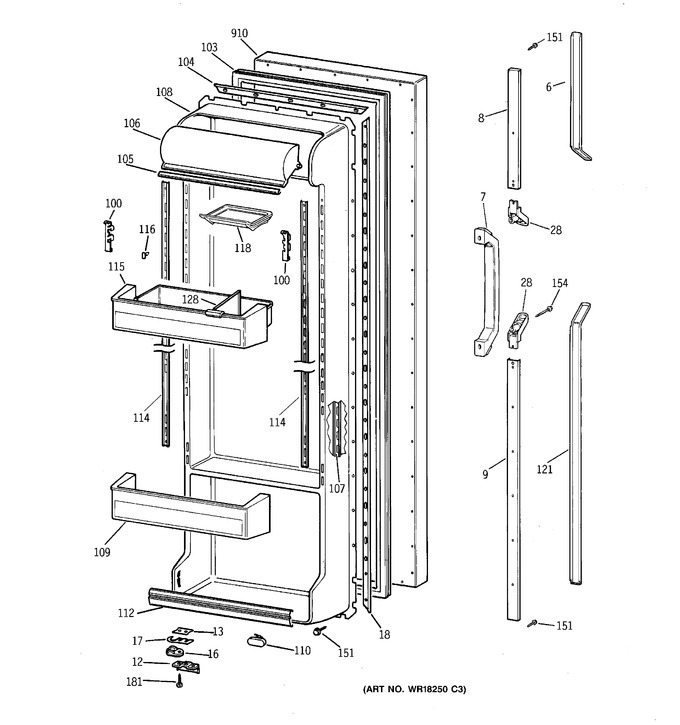 Diagram for TFX22CRXFBB