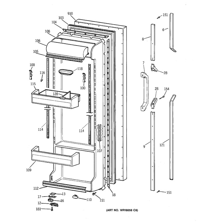 Diagram for TFX22PRXFWW