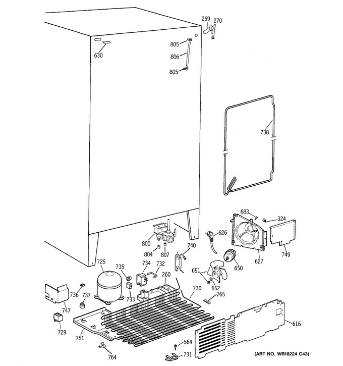 Diagram for TFX22ZRXFAA