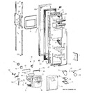 Diagram for 1 - Freezer Door