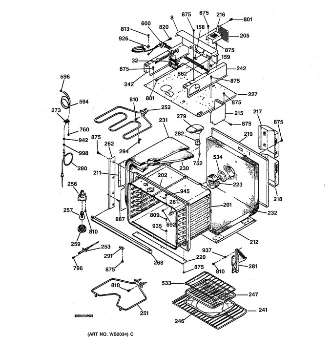 Diagram for JTP95WW2WW