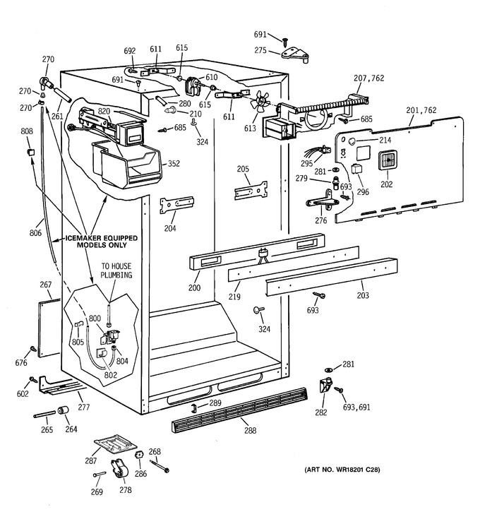 Diagram for TBX18DIXNRWW