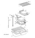 Diagram for 4 - Shelf Parts