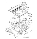 Diagram for 1 - Control Panel & Cooktop