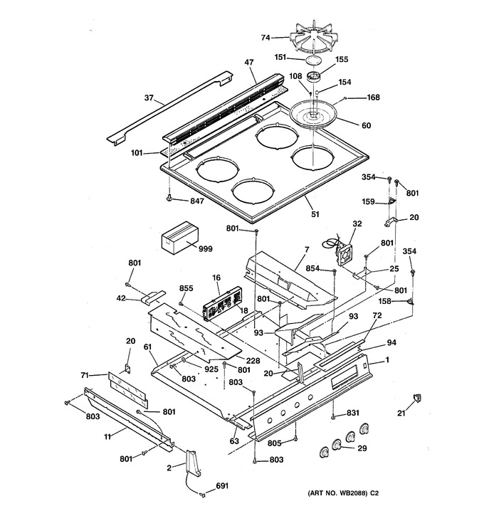 Diagram for JGSP44WEY1WW