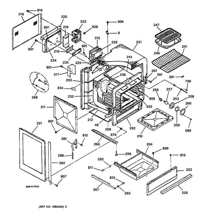 Diagram for JGSP44WEY1WW