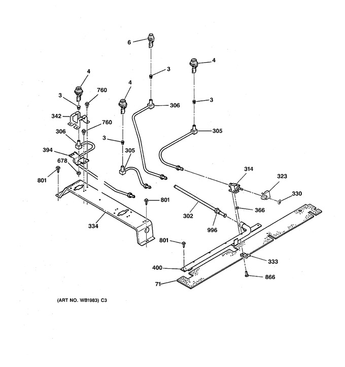 Diagram for JGSP44WEY1WW