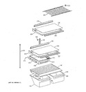 Diagram for 4 - Shelf Parts