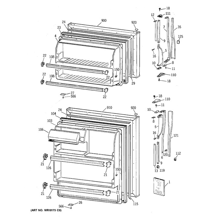 Diagram for CTX14CAZCRAD