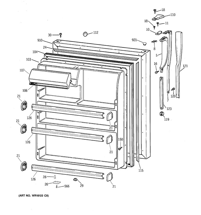 Diagram for CTX21BAXPRWH