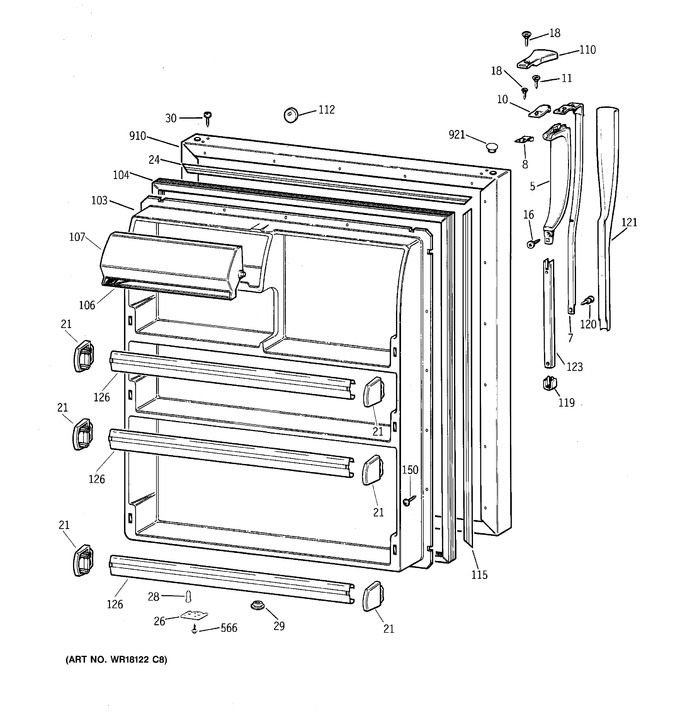 Diagram for CTX21DIZHRWW