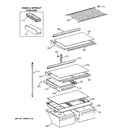 Diagram for 4 - Shelf Parts