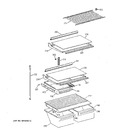 Diagram for 4 - Shelf Parts