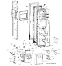 Diagram for 1 - Freezer Door