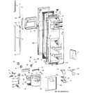 Diagram for 1 - Freezer Door