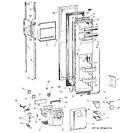 Diagram for 1 - Freezer Door