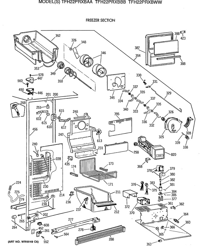 Diagram for TFH22PRXBBB