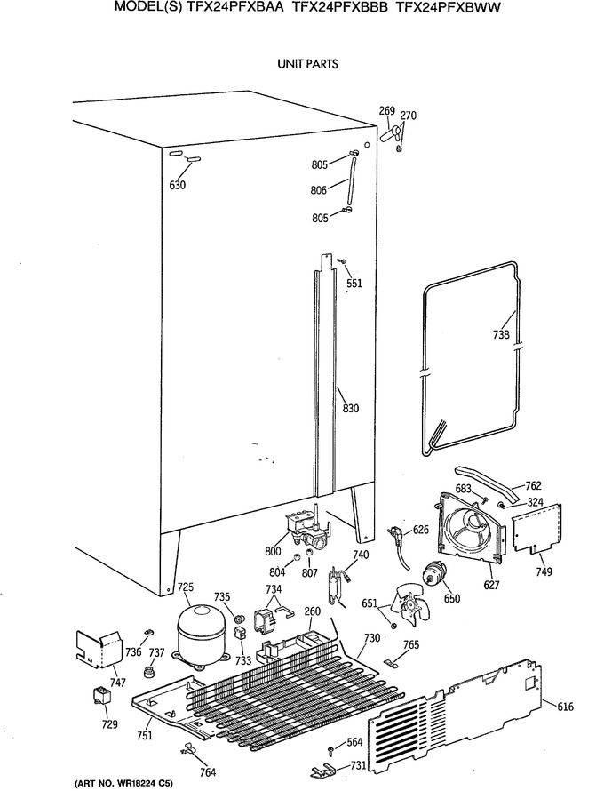 Diagram for TFX24PFXBBB