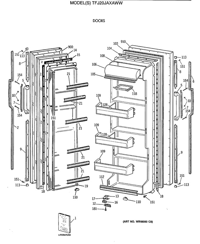 Diagram for TFJ20JAXAWW