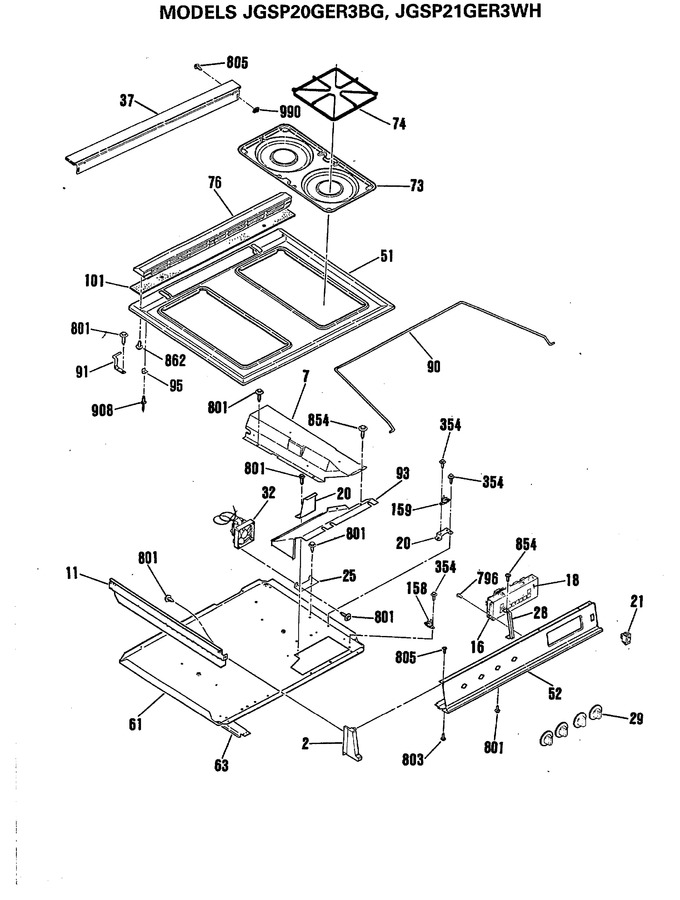 Diagram for JGSP20GER3BG