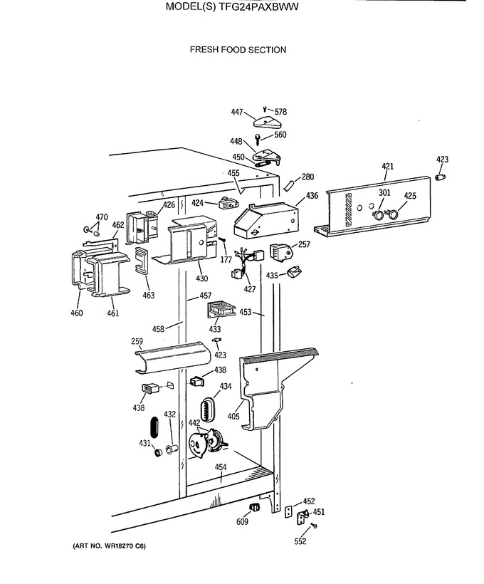 Diagram for TFG24PAXBWW