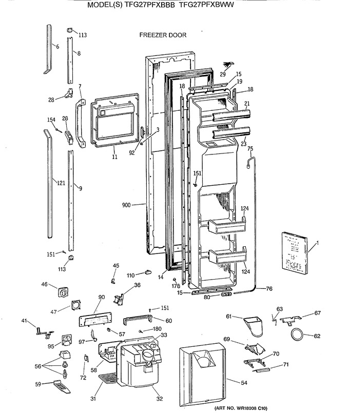 Diagram for TFG27PFXBWW