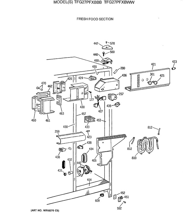 Diagram for TFG27PFXBWW