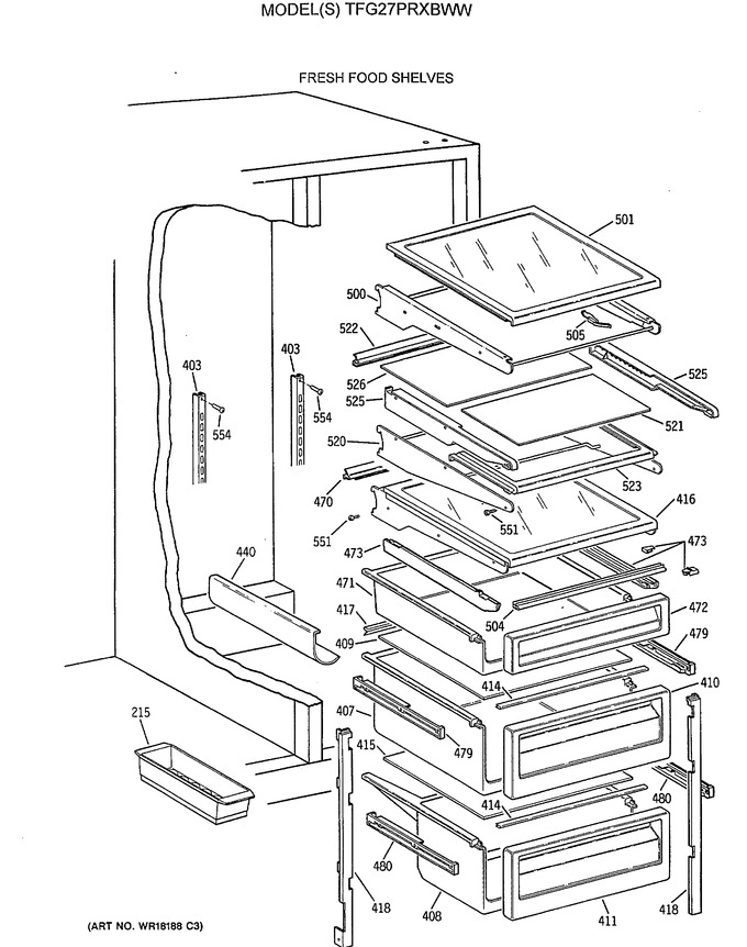 Diagram for TFG27PRXBWW