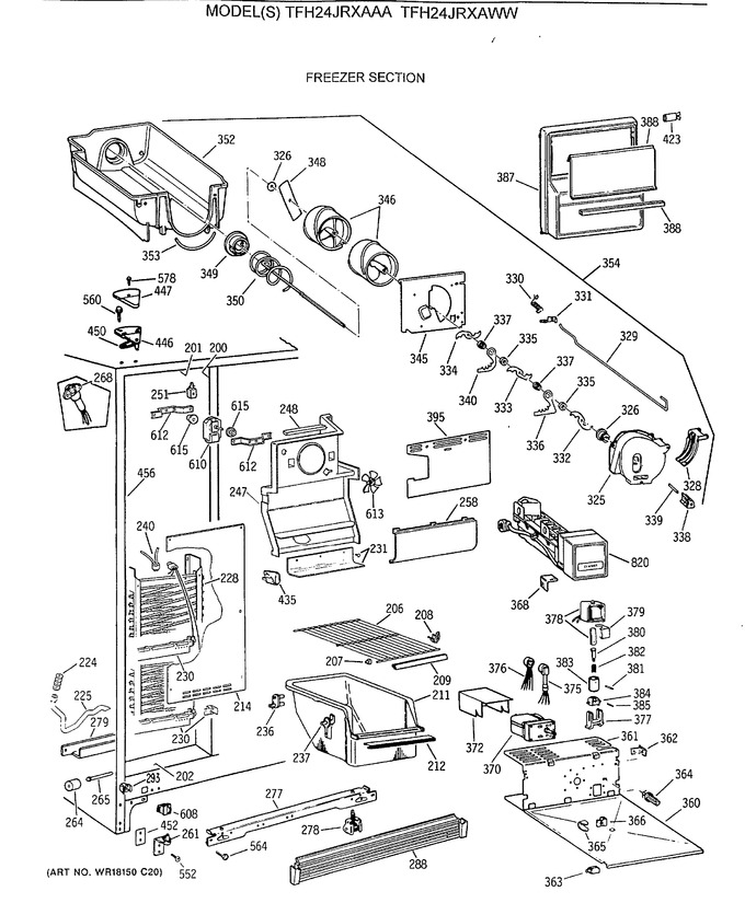 Diagram for TFH24JRXAWW