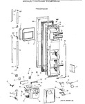 Diagram for 1 - Freezer Door