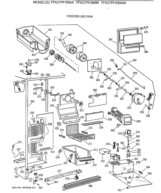 Diagram for TFK27PFXBAA