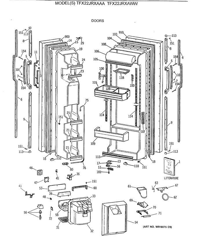 Diagram for TFX22JRXAAA