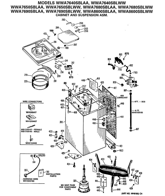 Diagram for WWA7690SBLWW