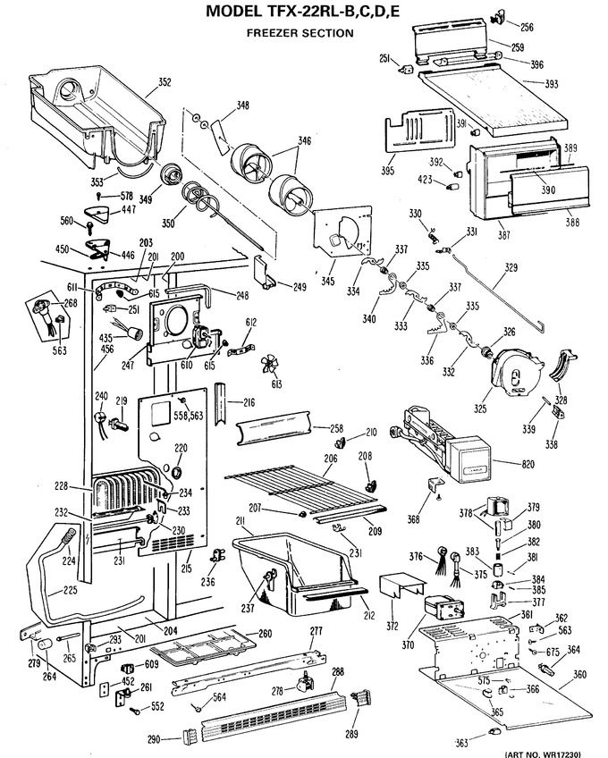 Diagram for TFX22RLC