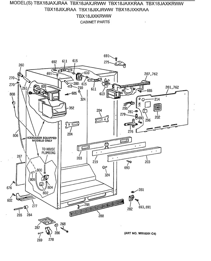 Diagram for TBX18JIXKRAA