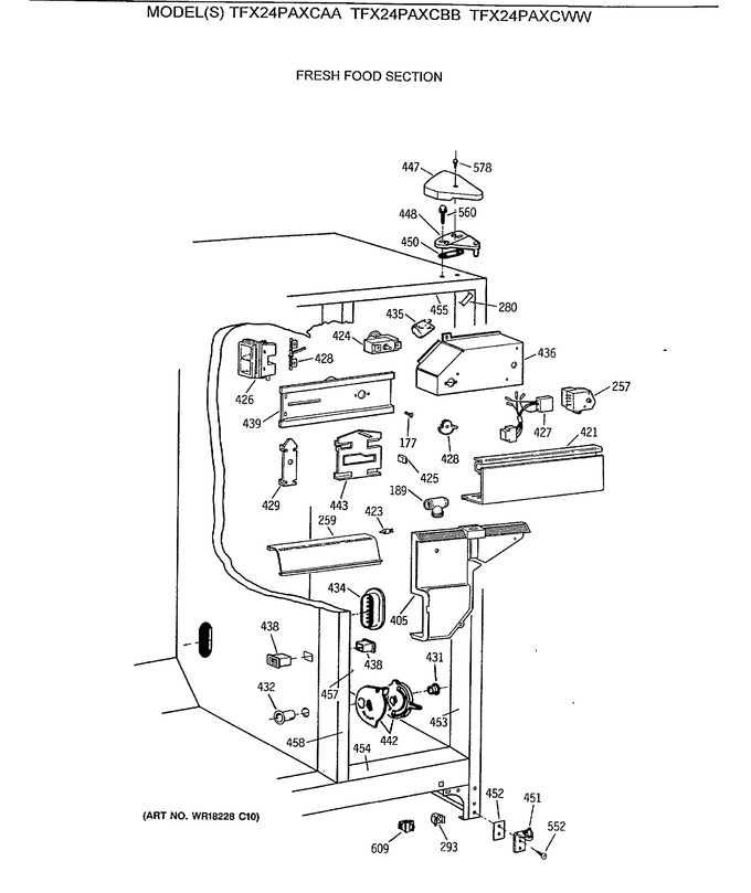 Diagram for TFX24PAXCBB