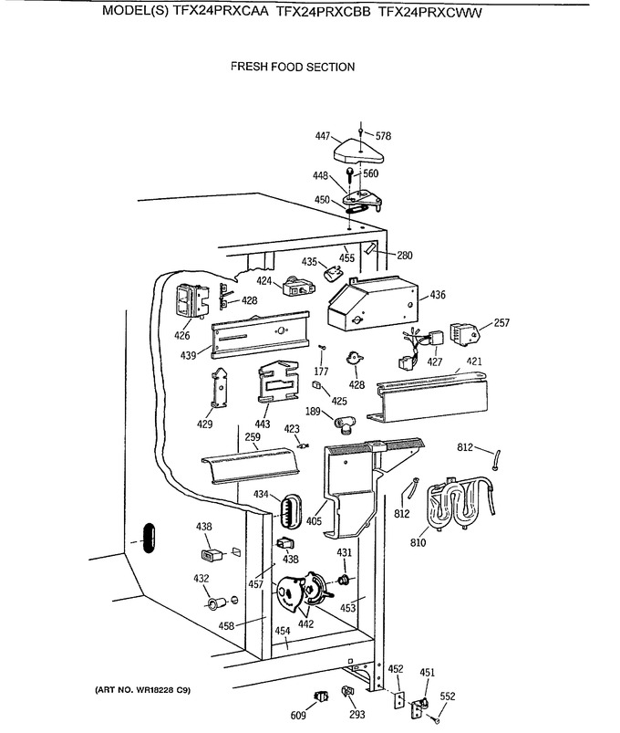 Diagram for TFX24PRXCBB