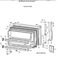 Diagram for 1 - Freezer Door