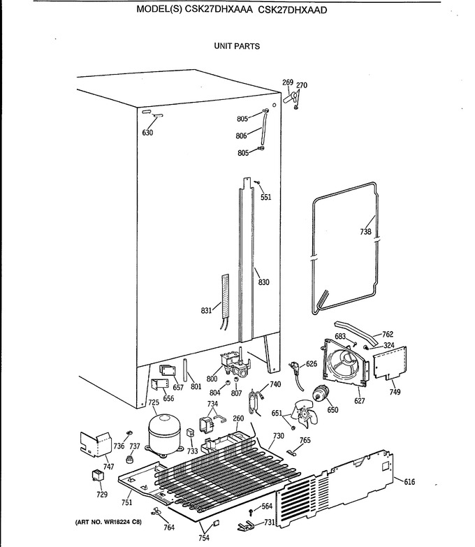 Diagram for CSK27DHXAAD