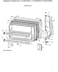 Diagram for 1 - Freezer Door