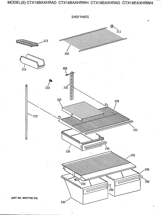 Diagram for CTX18BAXHRAD