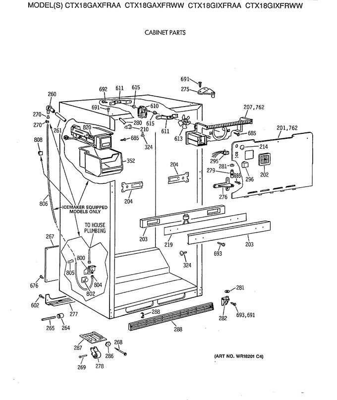 Diagram for CTX18GIXFRWW