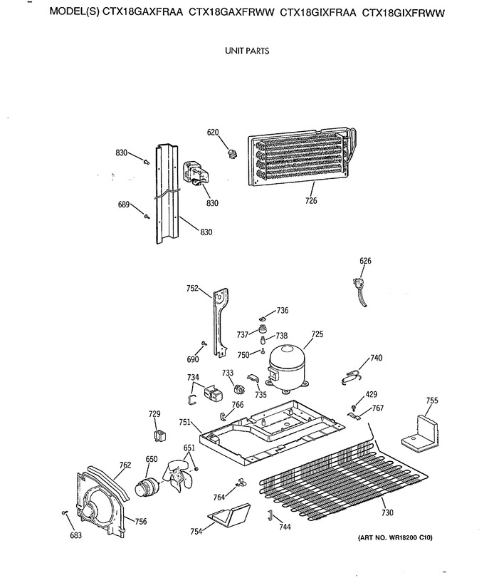 Diagram for CTX18GAXFRAA