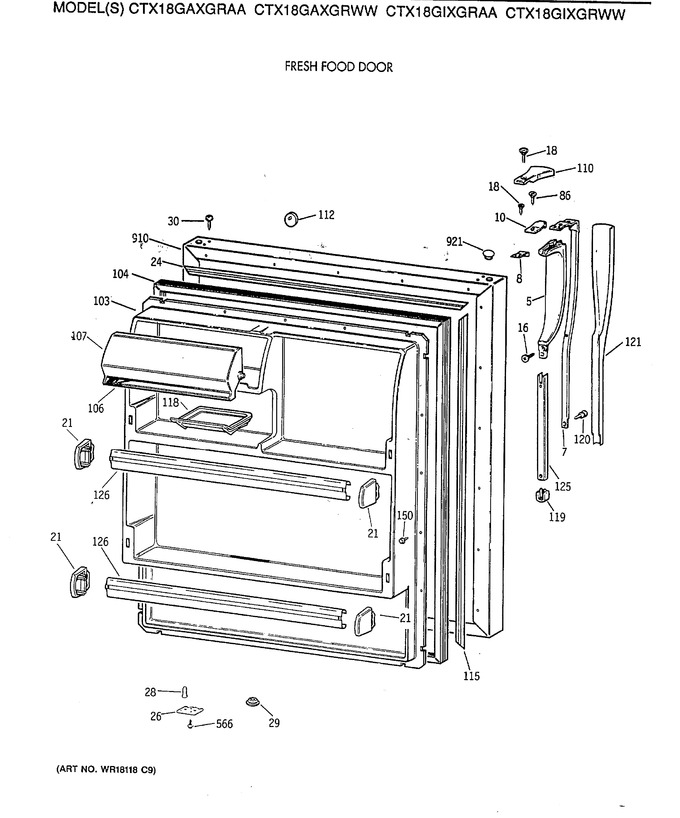 Diagram for CTX18GIXGRAA