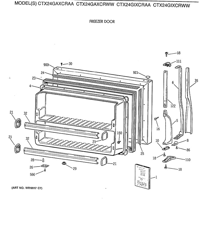 Diagram for CTX24GIXCRAA