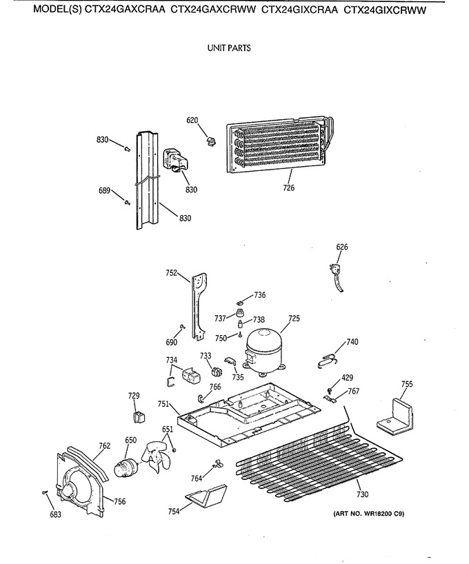 Diagram for CTX24GAXCRAA