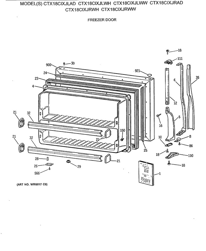 Diagram for CTX18CIXJLWW