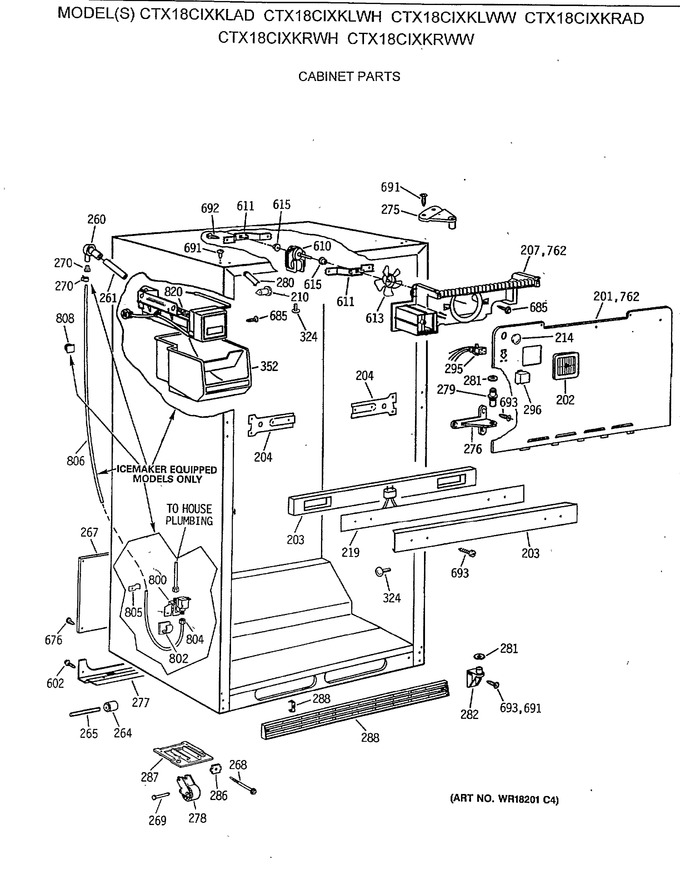 Diagram for CTX18CIXKLAD