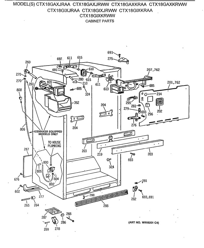 Diagram for CTX18GAXKRWW